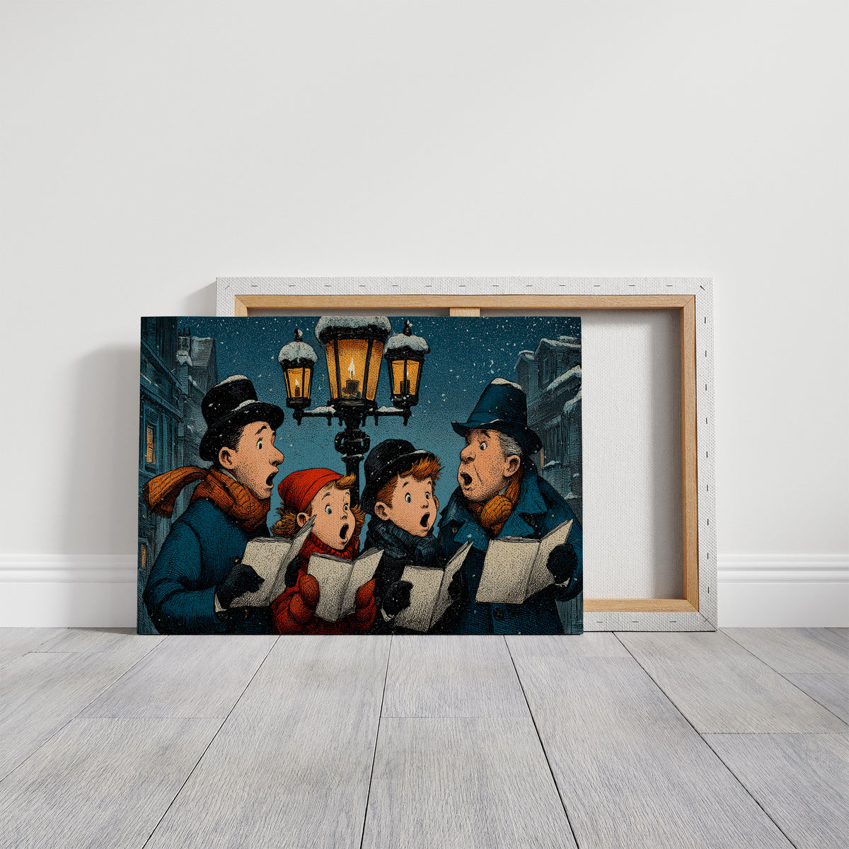 Carolers Hitting the High Note, Barely