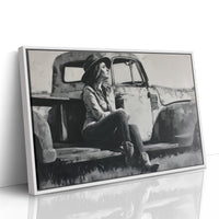 Vintage Soul On Pickup Tailgate