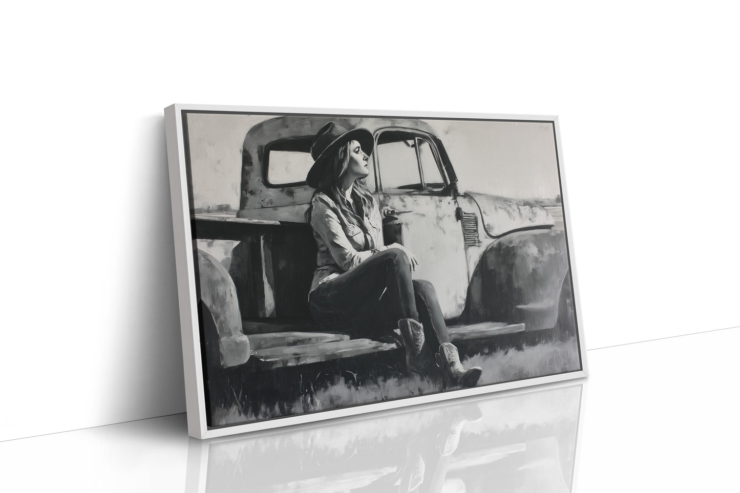 Vintage Soul On Pickup Tailgate