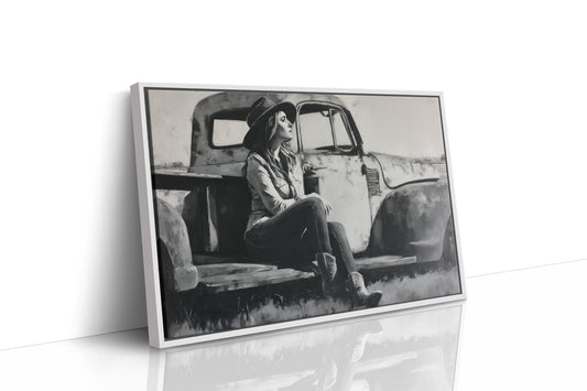 Vintage Soul On Pickup Tailgate
