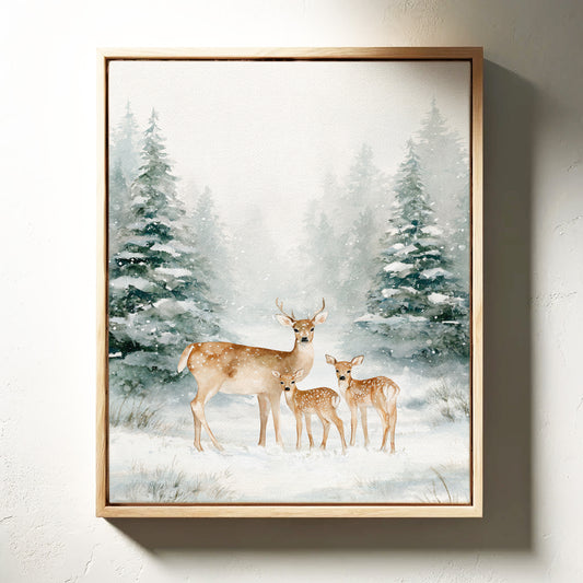 Beneath The Snowfall's Gentle Caress