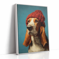 Deeply Unbothered in a Red Beanie