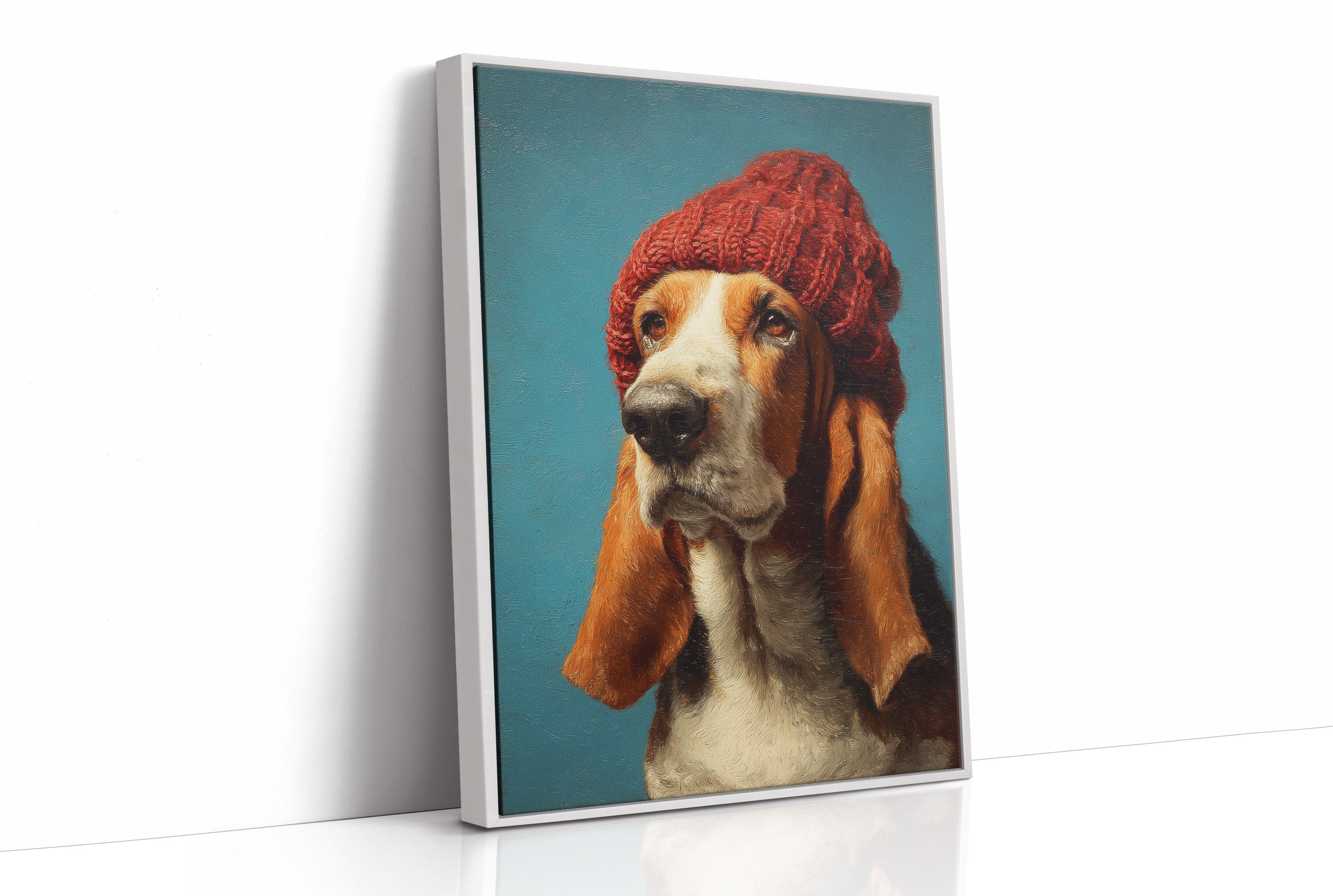 Deeply Unbothered in a Red Beanie