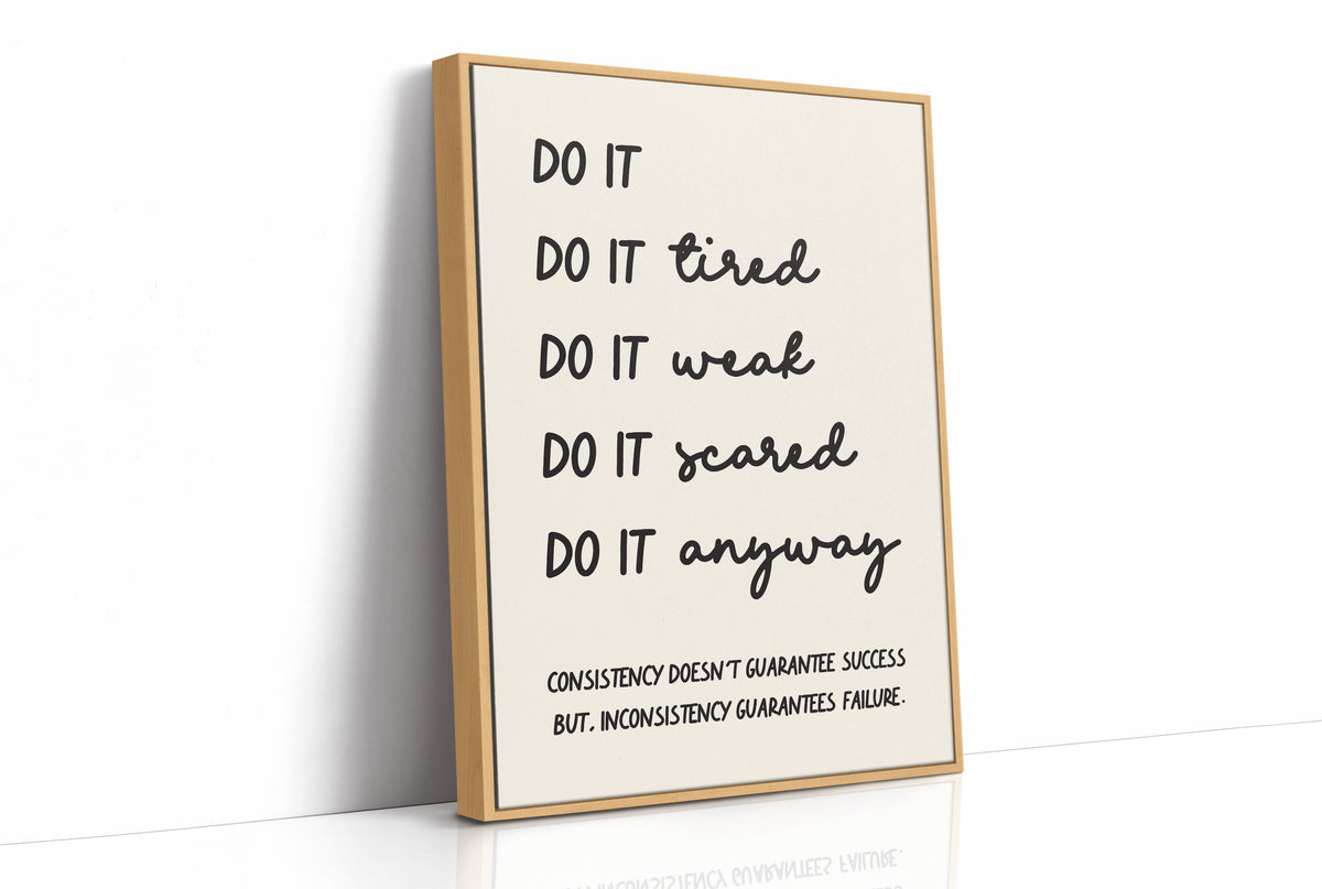 Do It Anyway: Handwritten Grit