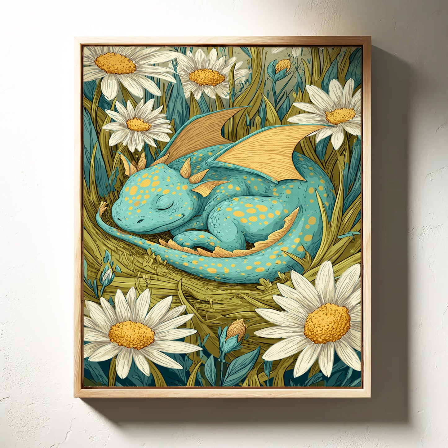 Nestled Among Daisy Dreams