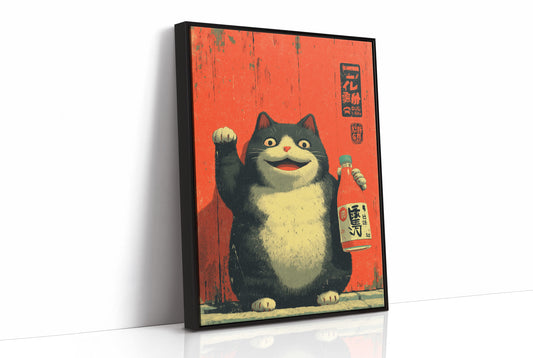 Lucky Cat Tends The Bar