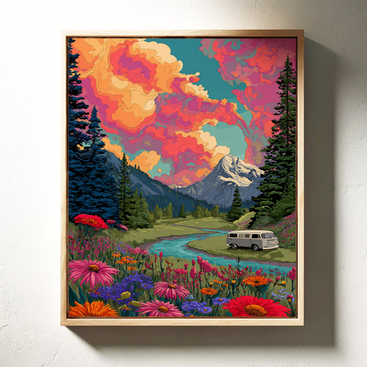 Journey Through Blossoms and Peaks