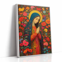 Poppy Garden Prayer in Vibrant Devotion