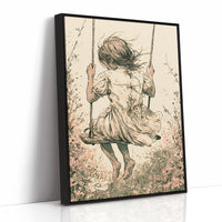 Blush Blossoms and the Swinging Girl