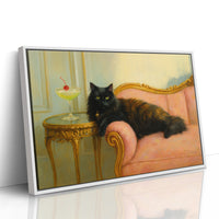 Regal Cat with a Cherry Martini
