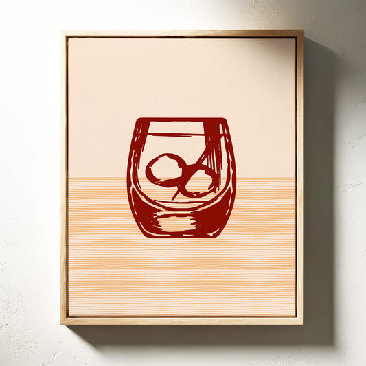 Burgundy Glass Holds Summer Secrets