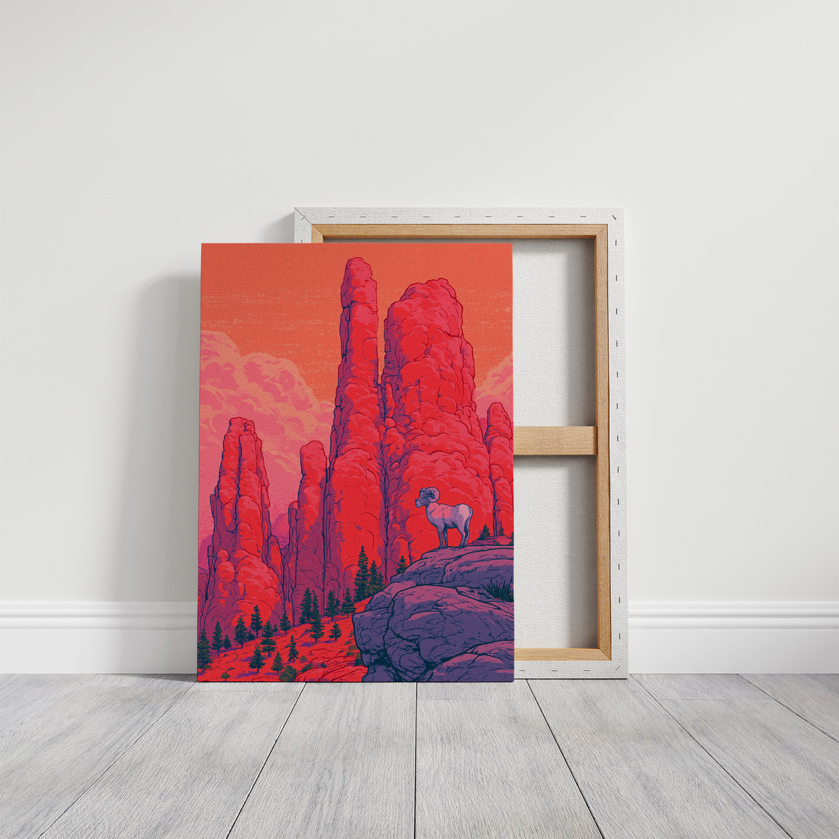 Bighorn Ram Crimson Spires