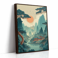 Sunrise Over Quiet Jade Peaks