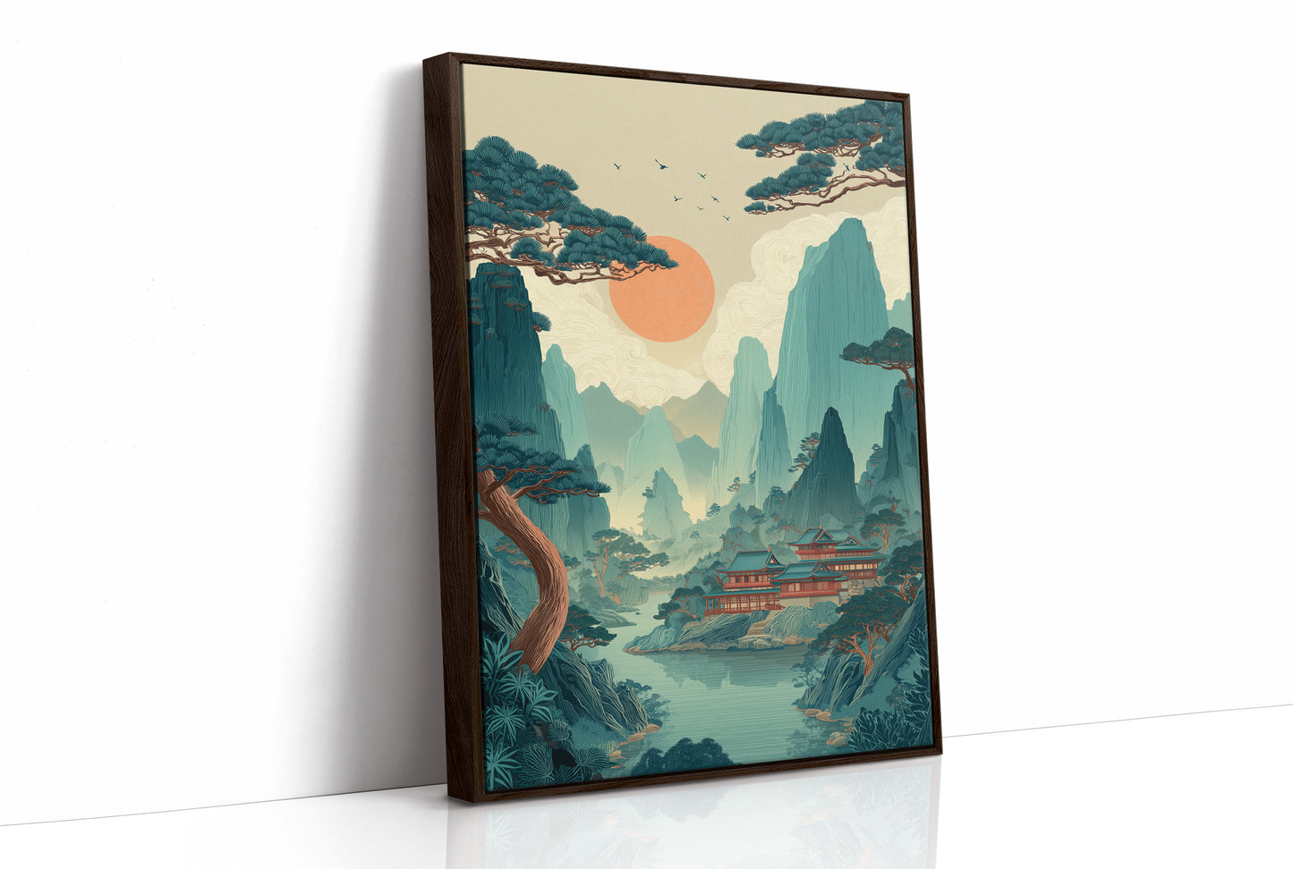 Sunrise Over Quiet Jade Peaks