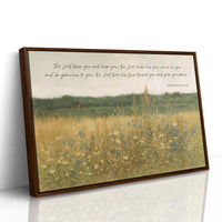 Blessing in Wildflowers Numbers 6:24