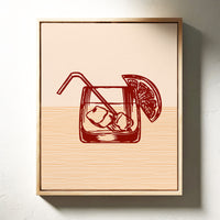 Crimson Cocktails Paint Summer Lines