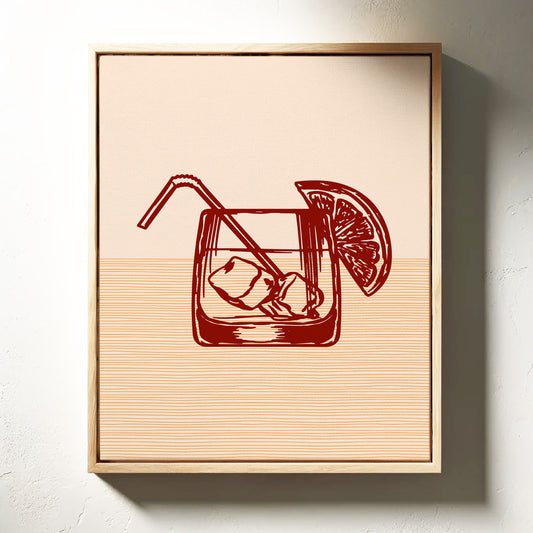 Crimson Cocktails Paint Summer Lines