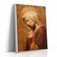 Golden Devotion in Crimson Light