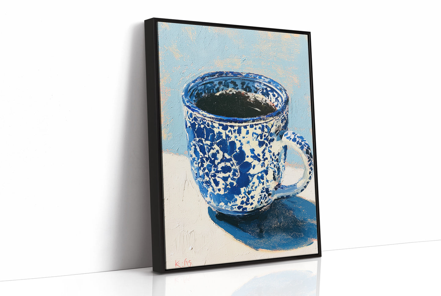 Morning Brew in Blue Speckle