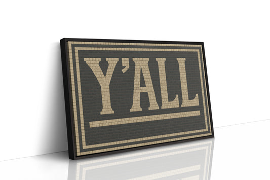 Y’ALL Mosaic Wall Art