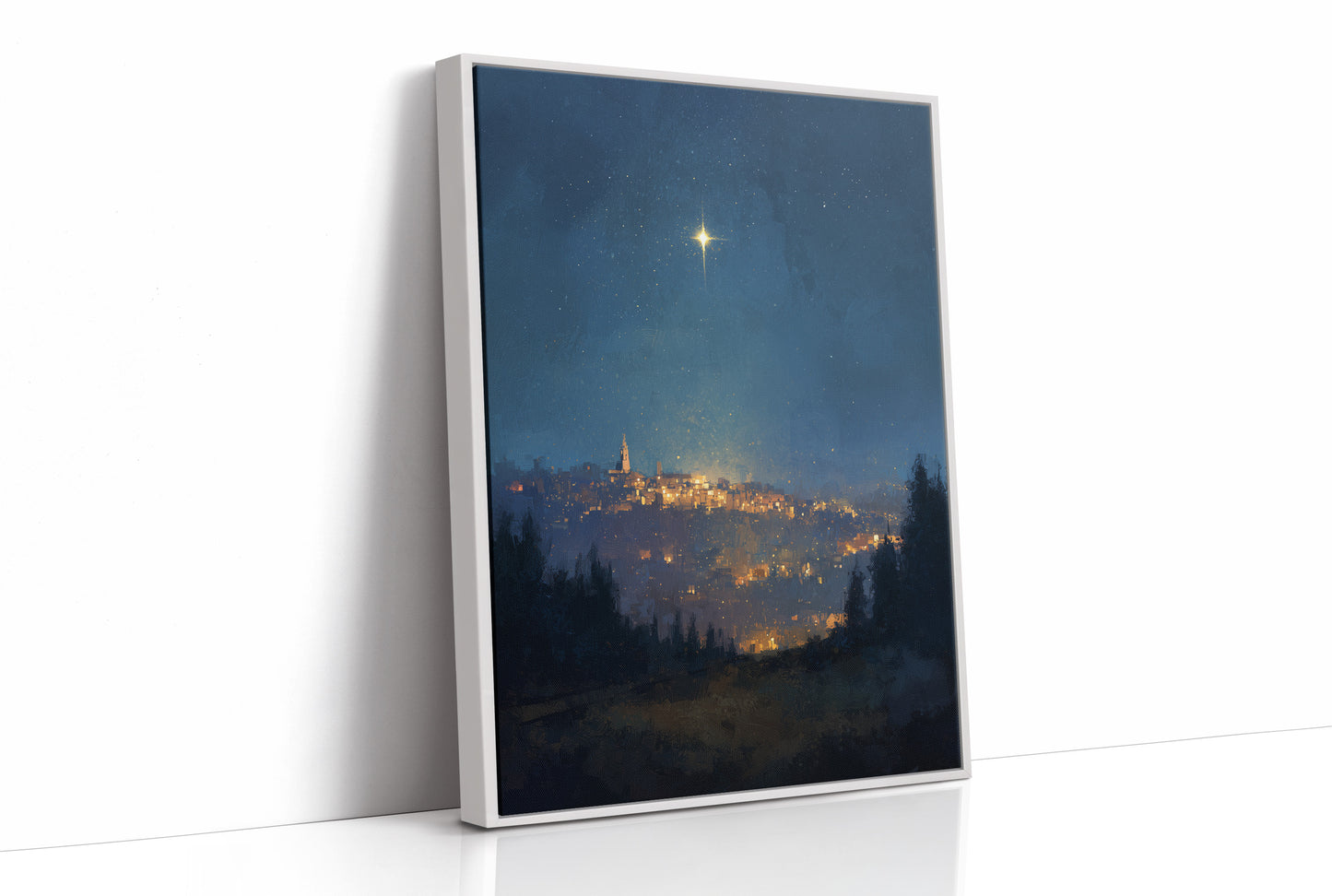 Celestial Beacon Illuminates Ancient Village