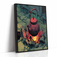 Kettle Over Open Flame
