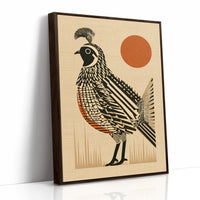 Quail Strikes A Pose
