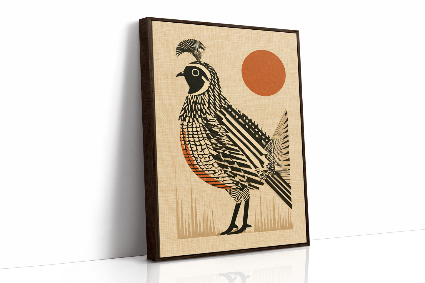 Quail Strikes A Pose