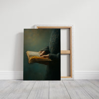 Golden Pages In Gentle Hands