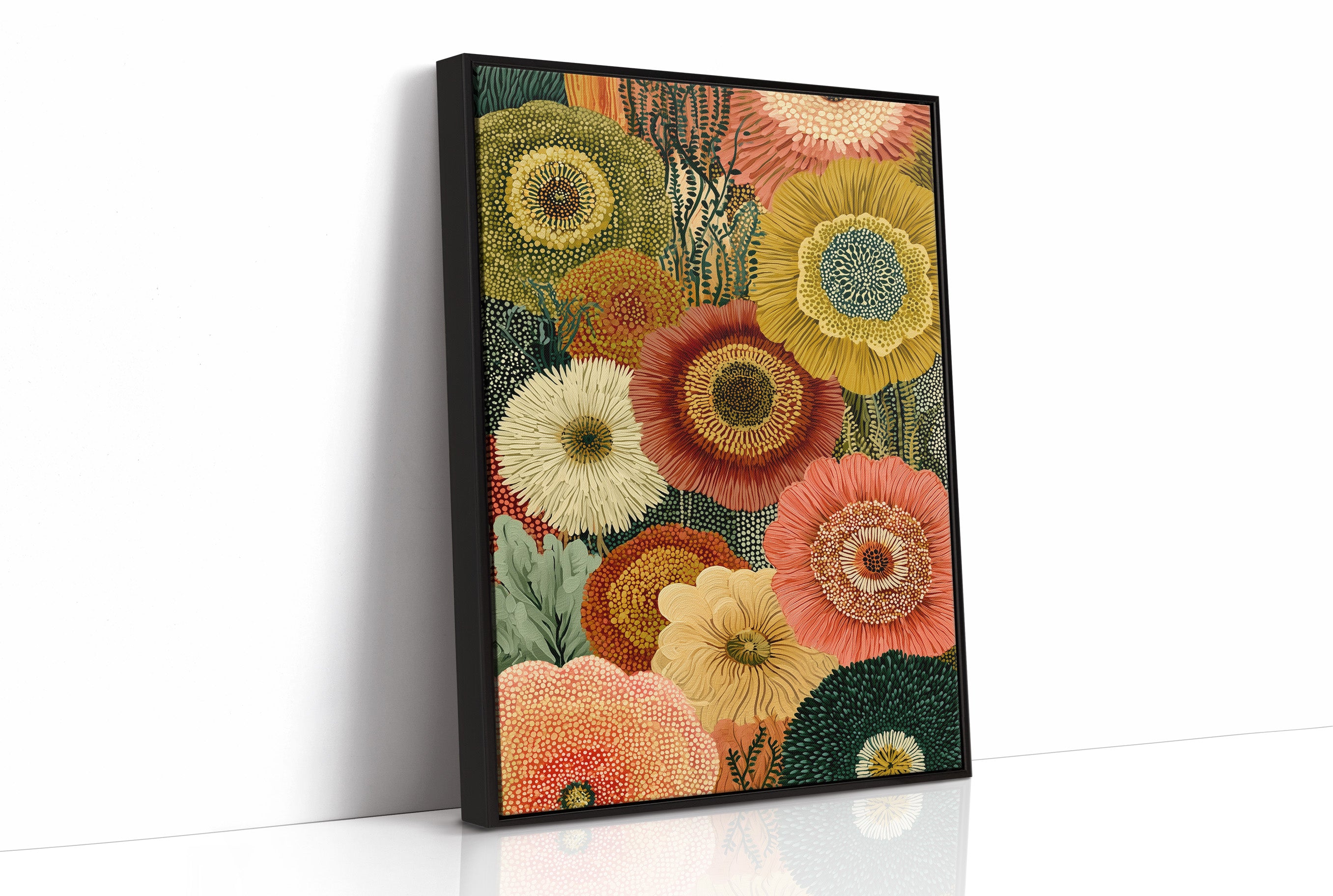 Radiant Zinnia Mosaic Garden