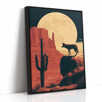 Coyote at Monument Valley
