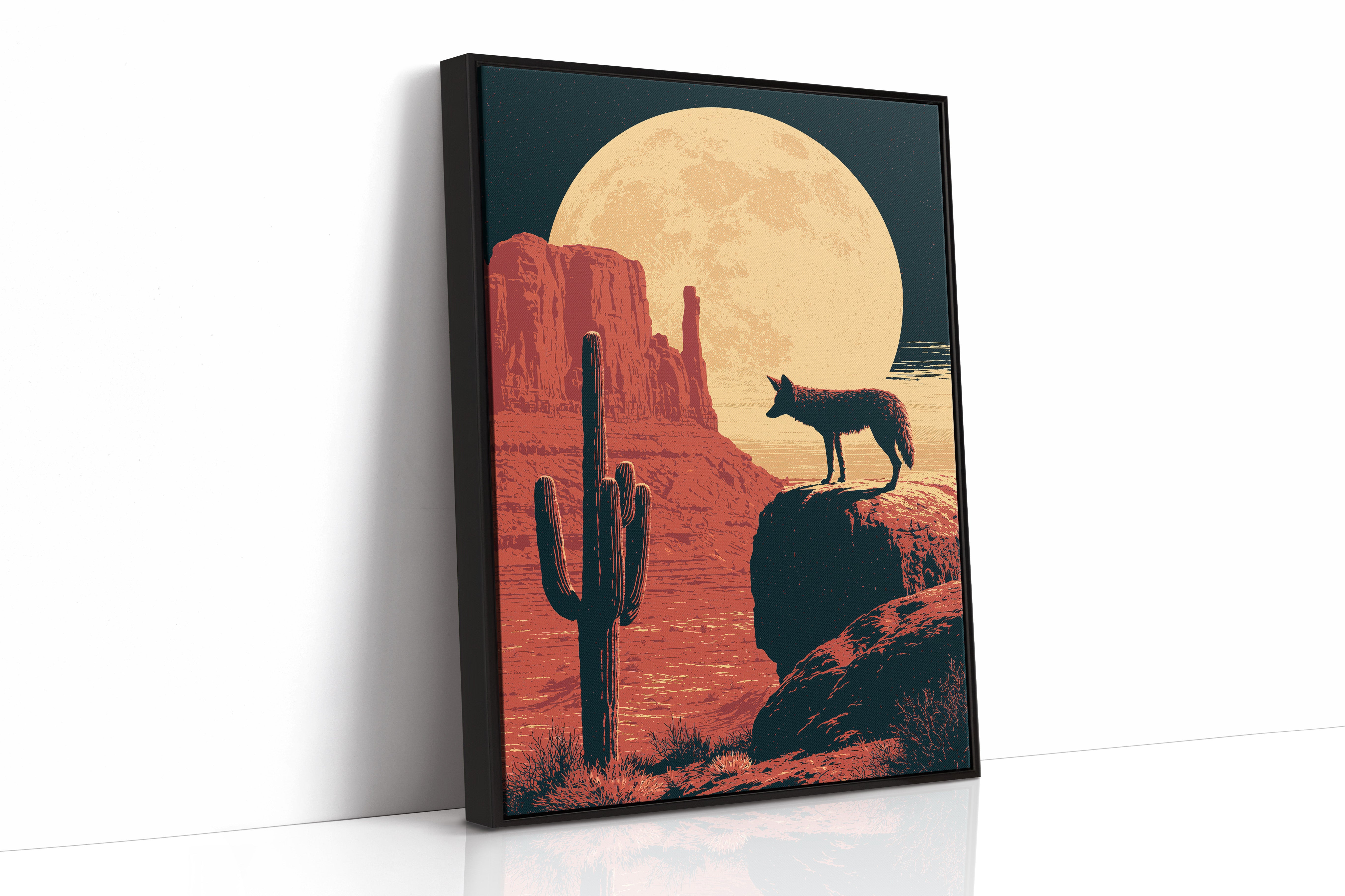 Coyote at Monument Valley