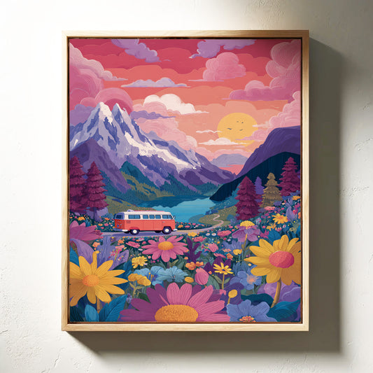 Journey Through Blooming Horizons