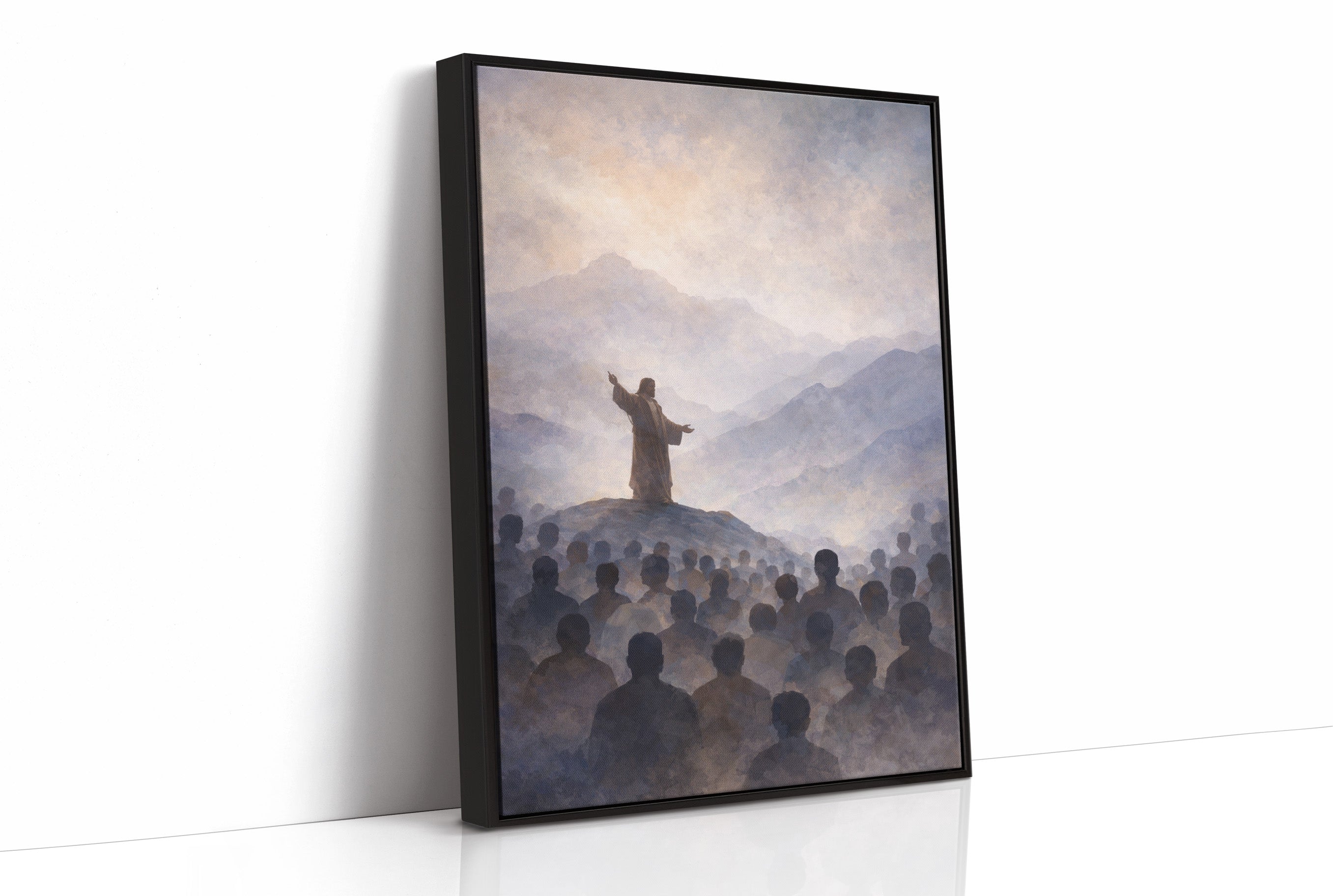 Ethereal Sermon Among Mountain Mists