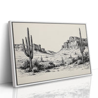 Saguaros Stand Like Ancient Sentinels