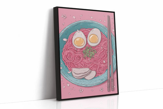 Pink Noodles Make Happy Faces