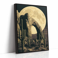Moon Through the Stone Arch