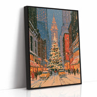 Snowfall on Fifth Avenue