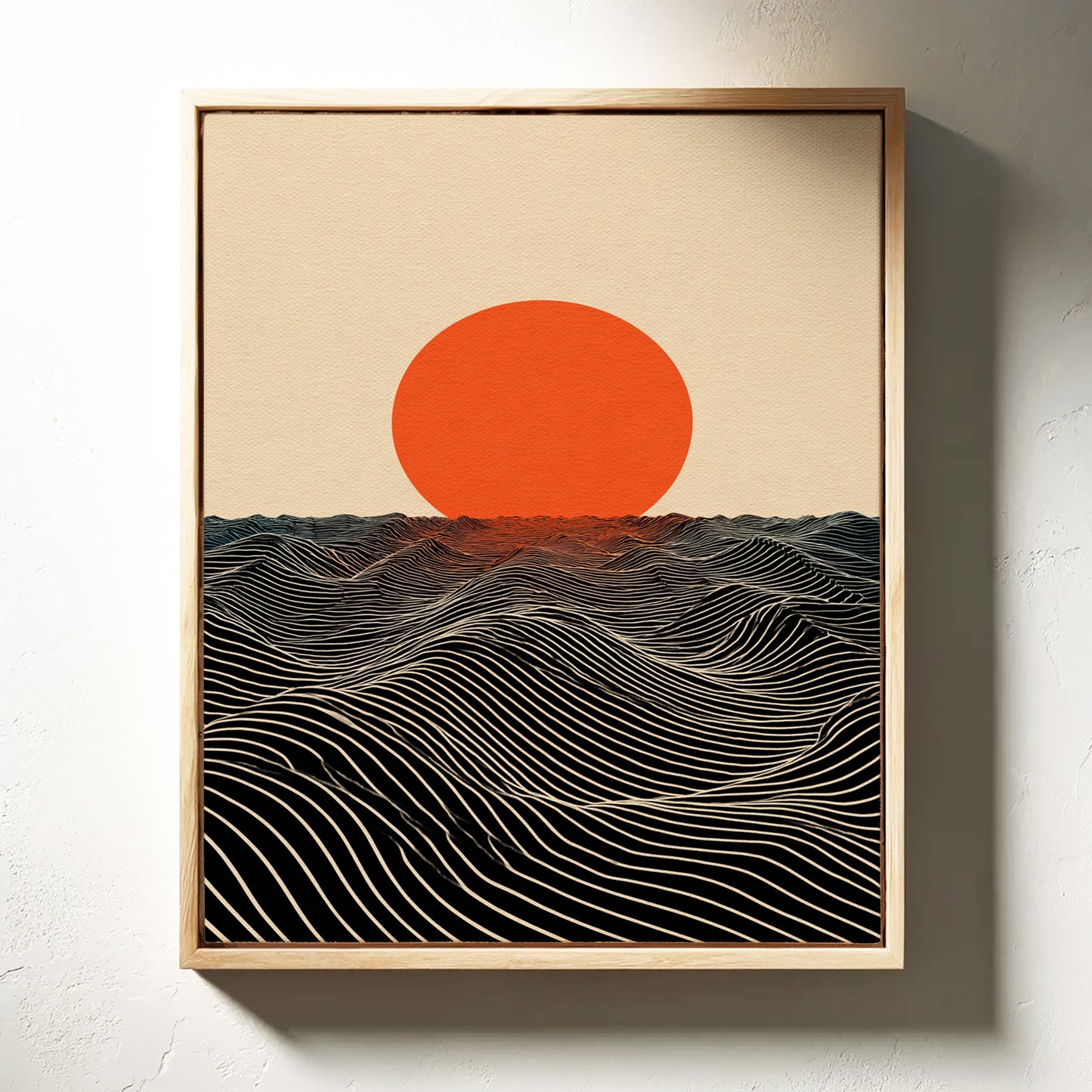 When Sun Meets the Sea's Embrace