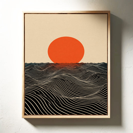 When Sun Meets the Sea's Embrace