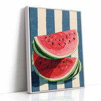 Sweet Slices in Blue Stripes