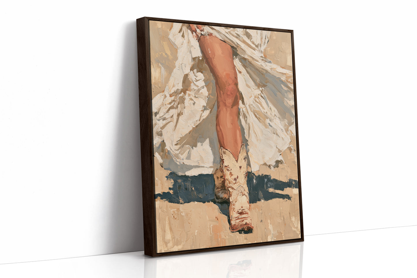 Dust On Cream Cowboy Boots