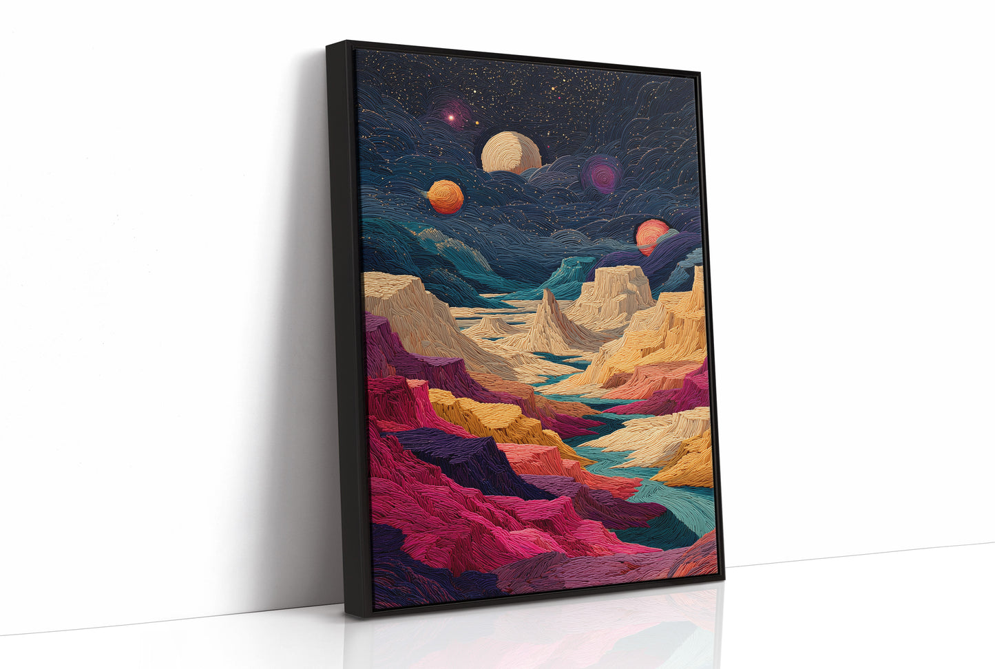 Celestial Peaks Dance With Planets