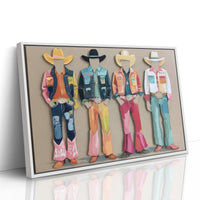 Rhinestone Cowboys Paint Pastel Days