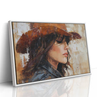 Rust Hat Against Faded Memory