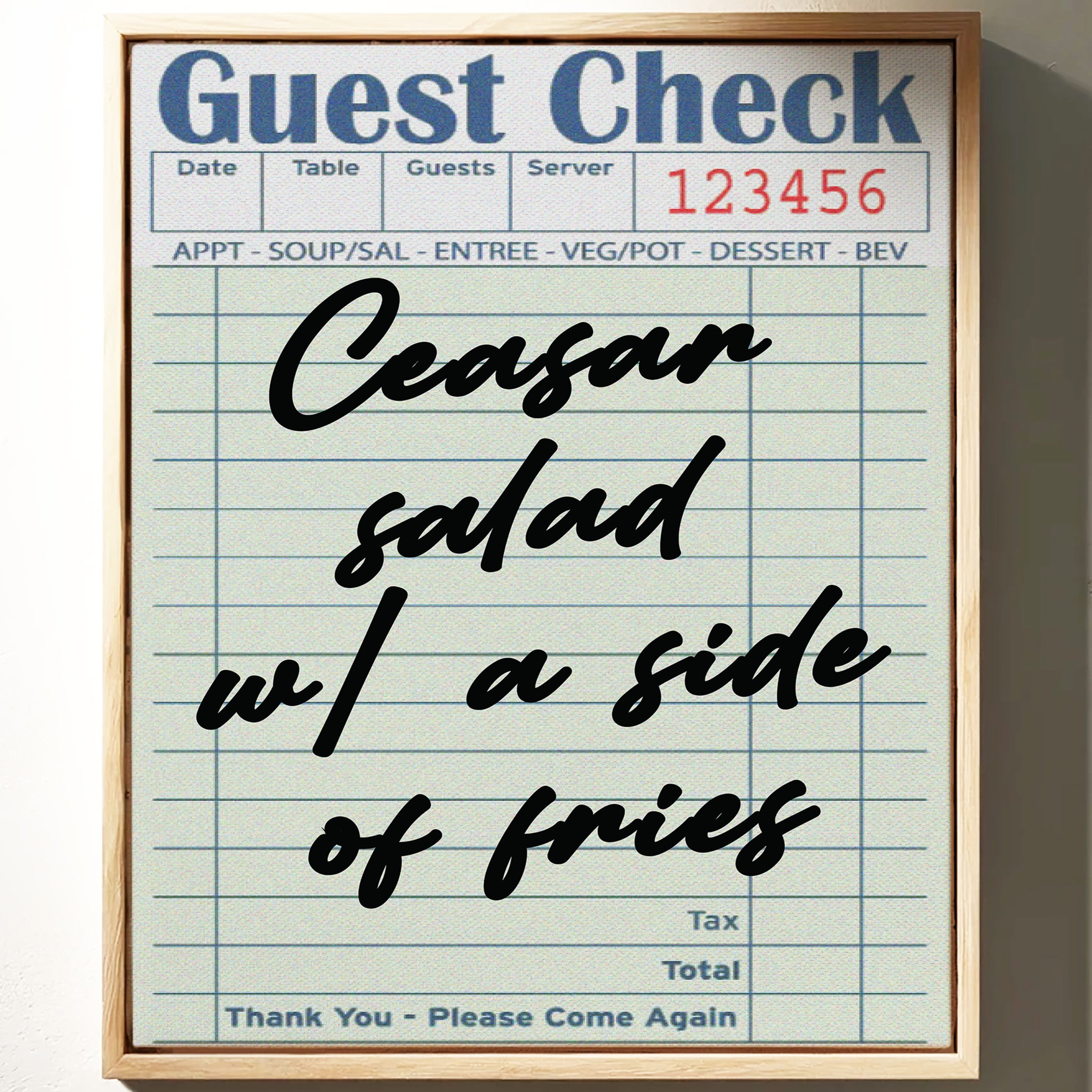 Diner Notes Write Kitchen Poetry