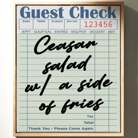 Diner Notes Write Kitchen Poetry