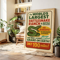 World’s Largest Rattlesnake Ranch Print