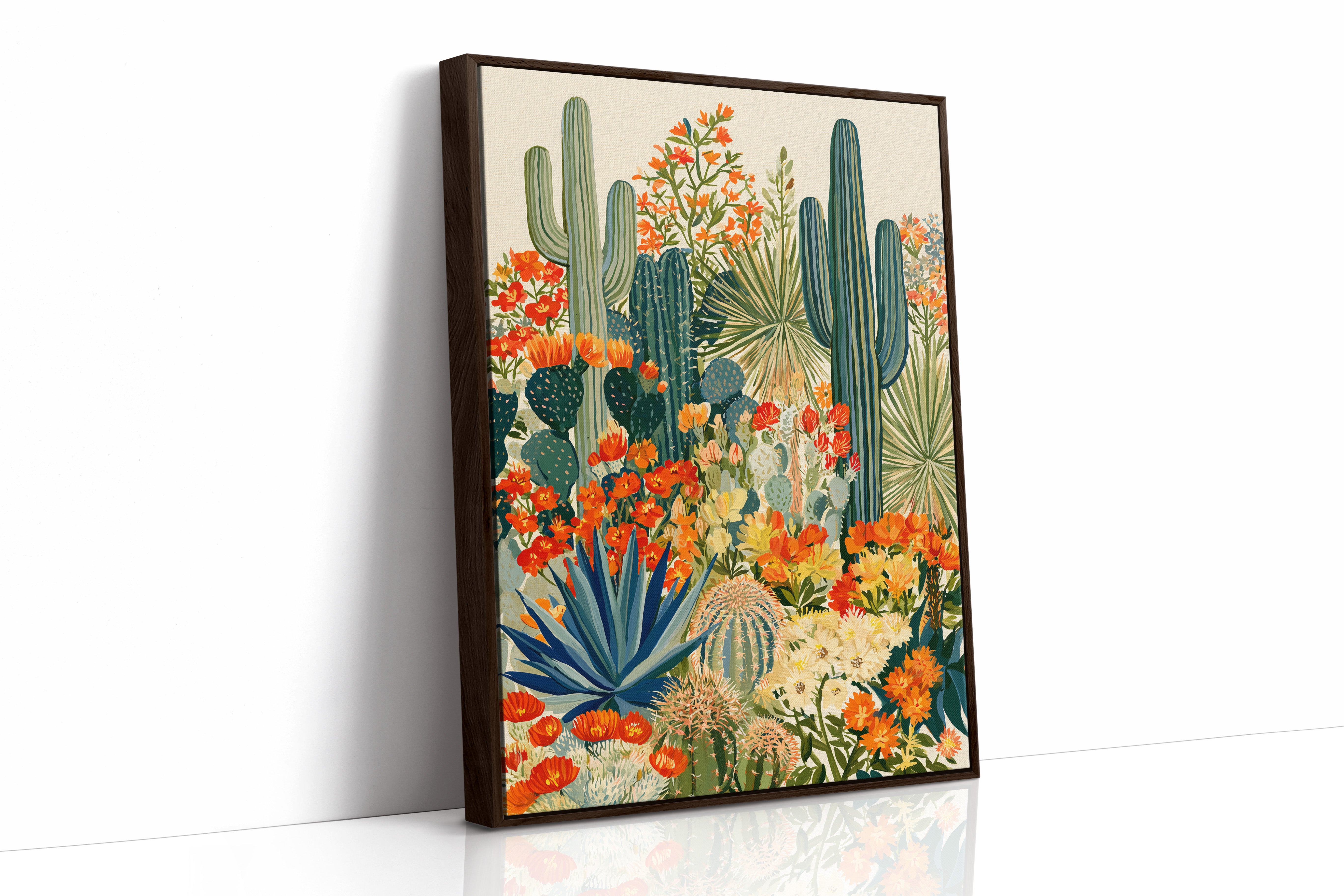 Desert Garden In Full Bloom