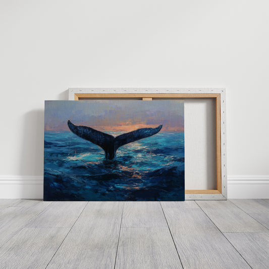 Ocean Giants Beneath Sunset Skies